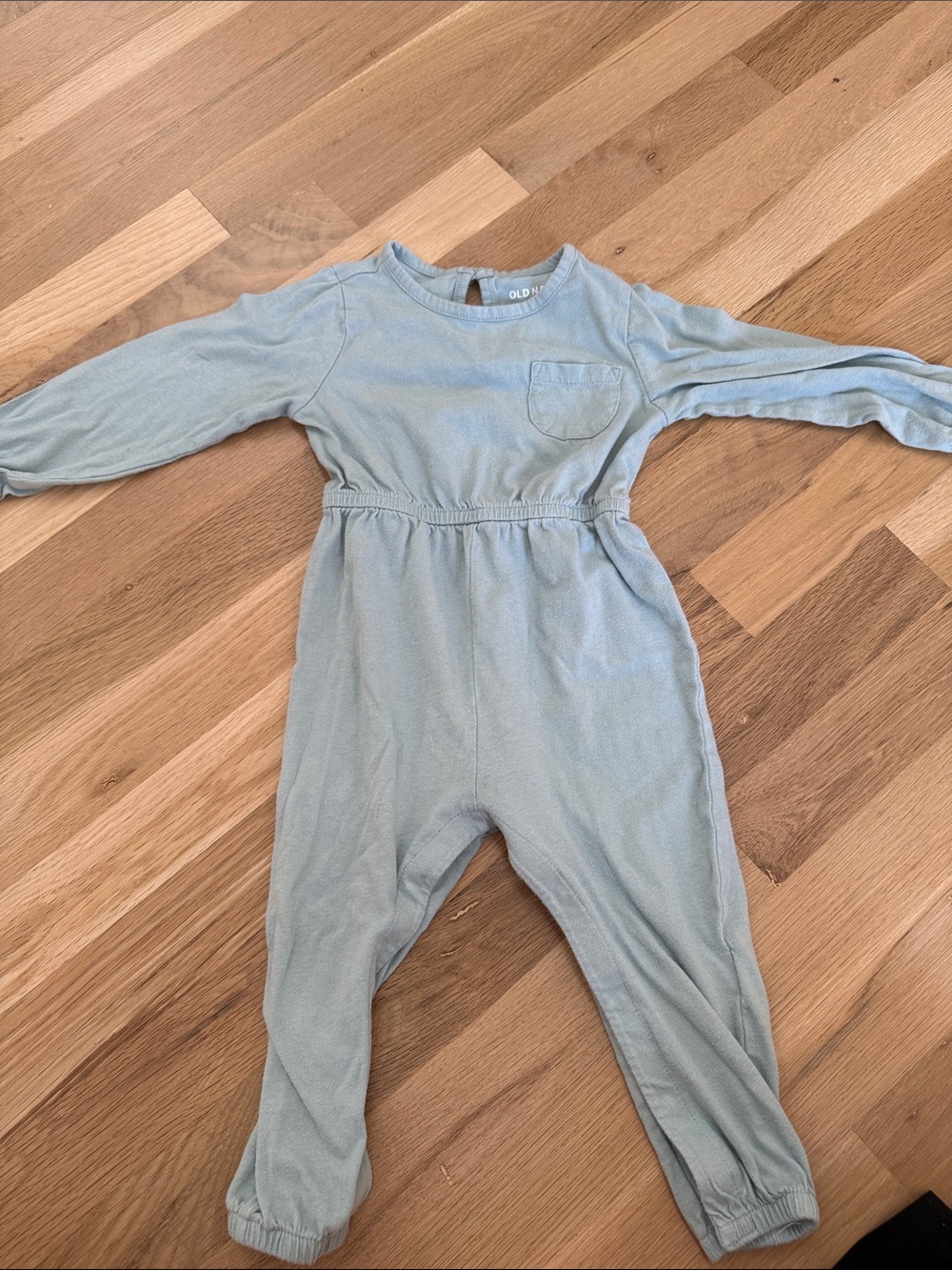 Old Navy Light Blue Long-Sleeve Kids Romper